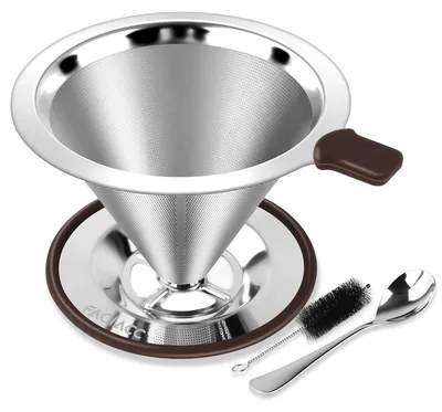 Kaffeefilter aus Edelstahl Feinnetz, 115 ml, wiederverwendbar