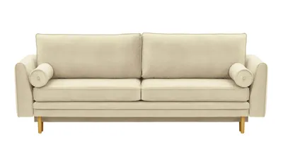 Produktbild von SLF24 - Schlafsofa mit Bettkasten Cornelia - hellbeige - Velluto 2
