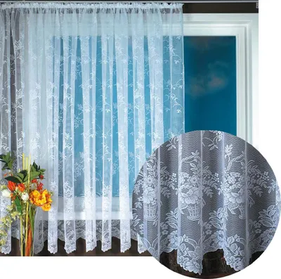 Produktbild von Záclona Marburg s univerzálnou páskou, rozmer: 300x145cm, dizajn: Monique