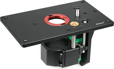 Produktbild von Elektrisches Holzfraes-Flip-Board, Aluminiumlegierung, Trimm-Schlitzmaschine, Fasen-Gravierbrett, Schreiner-Werkbank, Holzbearbeitung, Gravur-Flip-Board, geeignet fuer Trimmmaschine mit 65 mm Durchmesser