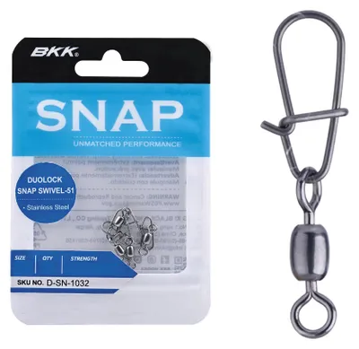 Productafbeelding van BKK Duolock Snap Draaislinger - 5 karabijnhaakjes, maat/draagvermogen: Maat 2 / 41 kg