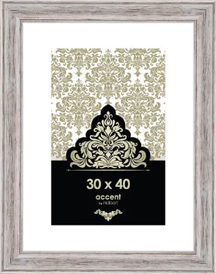 Zdjęcie produktu dla Nielsen vintage drewniana rama w stylu country biała 30x40 cm profil 3,9 cm
