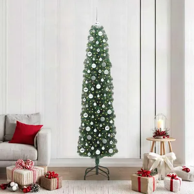 Image de Arbre de Noël artificiel design avec 300 LED avec support Vert 210 cm 2025NEU6890172