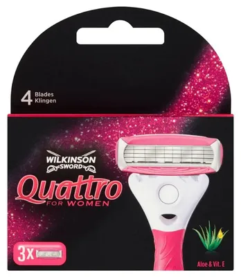 Productafbeelding van Wilkinson Quattro Women Scheermesjes (3 stuks)
