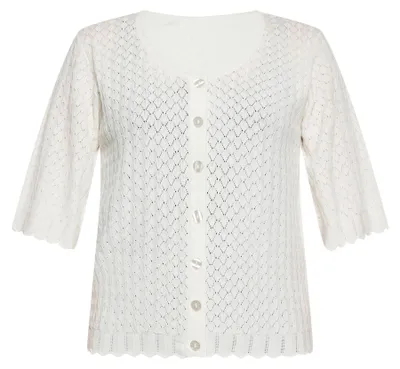 Immagine prodotto di CALEY Cardigan da donna - Bianco, XL