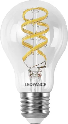 Immagine prodotto di LEDVANCE 4058075777859 LED (monochrome) EEC F (A - G) E-27 Bulb shape 4.8 W = 40 W Warm white to cool white, RGB (Ø x H) 60 mm x 60 mm 1 pc(s)