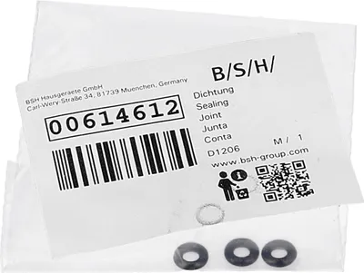 Produktbild von BOSCH 00614612 Dichtung 8mmØ für Temperaturfühler NTC, 3 Stück für Kaffeemaschine