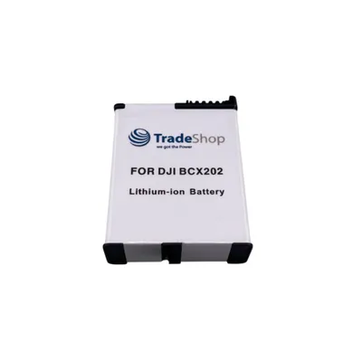 Produktbild von Trade-Shop Li-Ion Akku 3,87V / 2300mAh kompatibel mit DJI Osmo Action 3, 4, 5 ersetzt BCX202, BCX204 / Actioncam, Action-Kamera Zubehör Battery