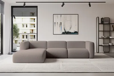 Produktbild von ALTDECOR Ecksofa - MIRA-L2 - 318x179x89 - Braun - Corner Sofa Eckcouch Couch L-Form, links/rechts angeordnet