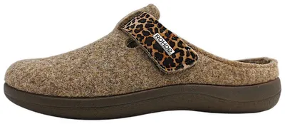 Image de Rohde Bari G : Chaussons d'intérieur pour femmes, couleur marron, style décontracté