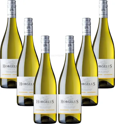 Produktbild von Horgelus Colombard Sauvignon - 6er Set Weißwein 0,75L (11,5% Vol) - Côtes de Gascogne Frankreich- [Enthält Sulfite]
