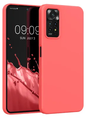 Produktbild von kwmobile Handyhülle für Xiaomi Redmi Note 11 Pro / Note 11 Pro (5G) / Note 12 Pro (4G) Hülle - Case Silikon - Kabelloses Laden - Schutzhülle Cover in