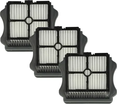 Produktbild von vhbw 3x Flachfaltenfilter kompatibel mit Tineco iFloor3 Nass-/Trockensauger Staubsauger
