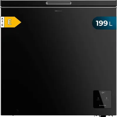 Zdjęcie produktu dla Cecotec Zamrażarka pozioma Bolero CoolMarket Chest 199 Black E