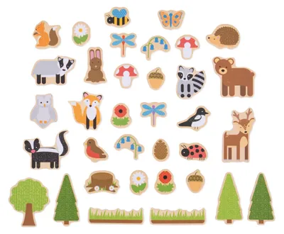 Obrázek produktu pro Bigjigs Toys Magnetky lesní zvířátka