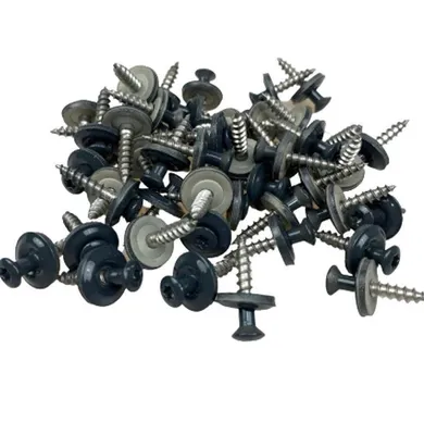 Produktbild von Spenglerschrauben V2A mit Dichtscheibe 4,5 mm x 45 mm - 25 Stück - anthrazit