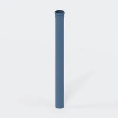 Produktbild von Poloplast POLO-KAL NG, Steckmuffenrohr, DN 90, 1000 mm, Stange mit 1m, 1 Stk.