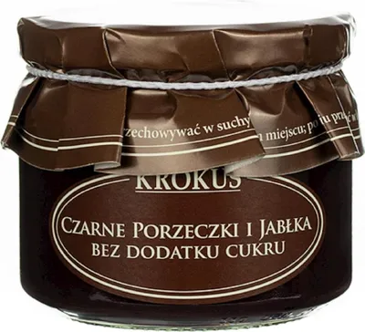 CZARNE PORZECZKI I JABŁKA BEZ DODATKU CUKRÓW BEZGLUTENOWE 310 g - KROKUS