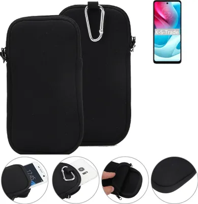 Produktbild von K-S-Trade Neopren-Hülle Handyhülle kompatibel mit Motorola Moto G60S Schutzhülle Neoprenhülle Sleeve Schutz-Hülle Gürtel Tasche Case Holster