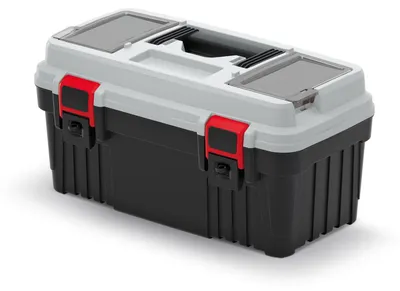 Zdjęcie produktu dla Skrzynka na narzędzia Skrzynka na narzędzia Organizer do przenoszenia Skrzynka na narzędzia Szary 470 x 256 x 238 mm