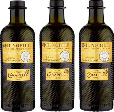 Produktbild von 3x Carapelli Il Nobile Olio Extra Vergine di Oliva Natives Olivenöl Extra 750ml