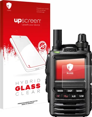 Produktbild von upscreen Schutzglas für Yaesu FT-3D / FT-5DE Schutzfolie Panzer Folie Glas Display Schutz klar