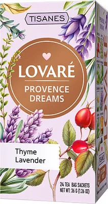 Produktbild von LOVARÉ Provence Dreams 36g (24 Beutel, Kräutertee)