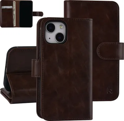 Produktbild von UNIQ Accessory Book type case iPhone 13 Mini - Card holder - Magnetic closure - Brown