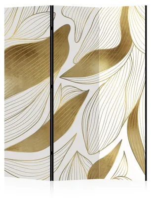 Image de LUMASOUL Paravent double face, paravent séparateur d'espace intérieur, motif plantes 2, 135x172 cm