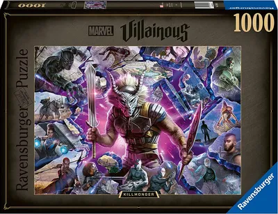 Immagine prodotto di Ravensburger Marvel Villainous: Killmonger gioco di puzzle 1000 pezzo(i) Comics