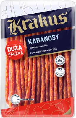 Produktbild von Krakus Kabanosy Drobiowo-Wieprzowe 250 G