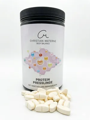 Produktbild von Protein Presslinge 1134g – 540 Tabletten – Eiweiß Supplement mit Aminosäuren – Christian Materne Body Balance