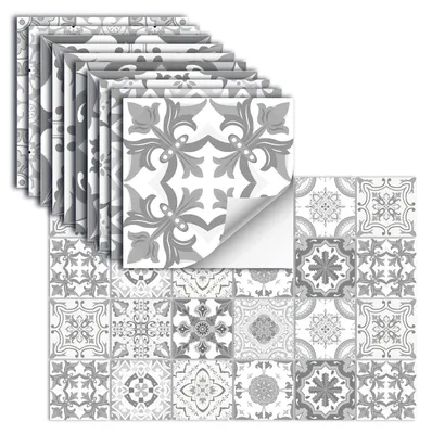 Imagen del producto de Adhesivos para azulejos autoadhesivos - Set de 24 unidades - Impermeables