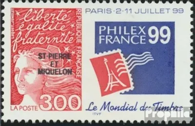 Produktbild von Briefmarken St. Pierre und Miquelon 1998 Mi 758 (kompl.Ausg.) postfrisch Briefmarkenausstellung