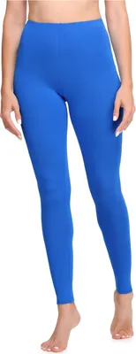 Produktbild von Ladeheid Damen Lange Leggings aus Baumwolle LA40-133 (Kobalt, S)