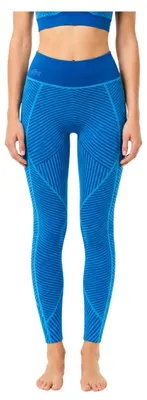 Image de Lacoste - Pantalon de sport pour femmes, modèle legging, couleur bleu