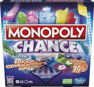 Produktbild von Hasbro MONOPOLY Chance Brettspiel F8555 POLNISCHE VERSION