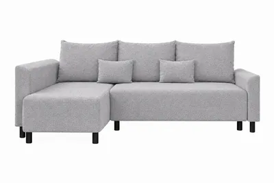 Obrázek produktu pro Rohová pohovka LOFT, barva šedá, rozměry 205 x 89 x 144 cm, moderní rohová pohovka s možností rozložení na lůžko a flexibilní konstrukcí podnože, Obrázek vytvořený pomocí AI