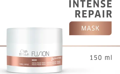 Produktbild von Wella Professionals Fusion Intense Repair 150ml, 150 ml, Frauen, beschädigtes Haar, Ernährung, Schutz, Reparatur, Topf, 1 Stück(e)