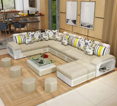 Produktbild von Couch Möbel Wohnlandschaft Luxus Sofas Ecksofa U-form Polster Modern Relax Sofas