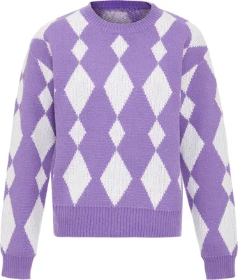Immagine prodotto di Maglione da donna FENIA - viola bianco, XL/XXL