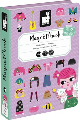 Image de Janod Magnetibook Costumes fille
