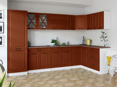 Obrázek produktu pro Rohová kuchyňská linka SINGRID - Brick