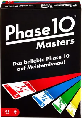 Produktbild von Mattel FPW34 - Phase 10 Masters - Kartenspiel