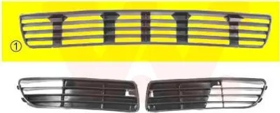 Produktbild von VAN WEZEL Lüftungsgitter Grill Stoßfänger für AUDI A4 Limousine (8D2, B5)