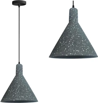 Produktbild von tooLight Pendellampe App995-1Cp Beton Runden 1-Lichtquelle E27 18X18X21-100Cm Einstellbar