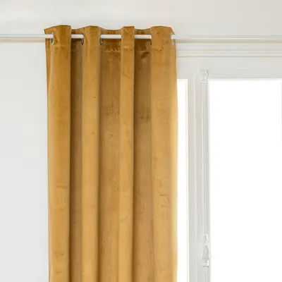 Zdjęcie produktu dla Zasłona zaciemniająca z weluru Thea, 100% zaciemnienia, 140 x 260 cm