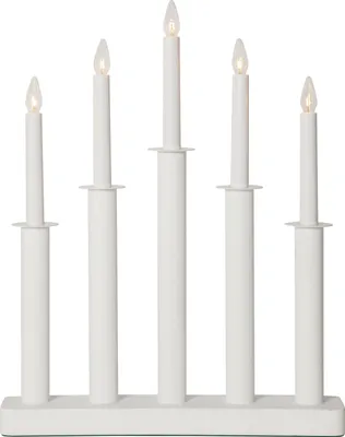 Produktbild von Star Trading 644-84, Leichte Dekorationsfigur, Weiß, IP20, Weiß, 5 Glühbirne(n), E10