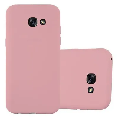 Obrázok produktu pre Cadorabo puzdro pre Samsung Galaxy A5 2017 ochranné puzdro v ružovej farbe puzdro na mobilný telefón TPU silikónový kryt
