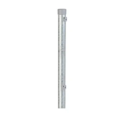 Zdjęcie produktu dla Alberts 622091 Słupek ogrodzeniowy do ogrodzeń z siatki drucianej, ocynkowany ogniowo, długość 1750 mm, Ø słupka 42 mm